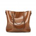 Женская сумка с пряжкой на ручке 01541578609997brown коричневая