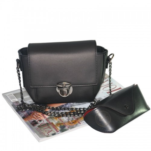 Женский каркасный клатч 01546298387967black черный