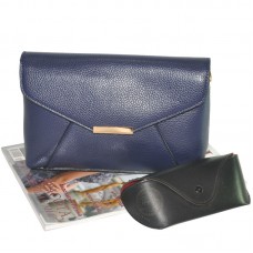 Жіноча сумка конверт 01544782896407blue синя