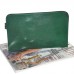 Женская сумка с накладным карманом 01552801596834green зеленая