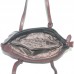 Женская сумка с пряжкой на ручке 01541578609997brown коричневая