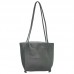 Женская сумка на три отдела 01551843480773black черная
