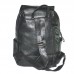 Женский рюкзак с накладным карманом 01536724036026black черный