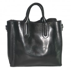 Жіноча сумка з красивими ручками 01546562167377black чорна