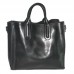 Жіноча сумка з красивими ручками 01546562167377black чорна