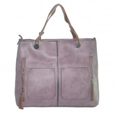 Жіноча сумка з двома кишенями 01538971049535purple фіолетова