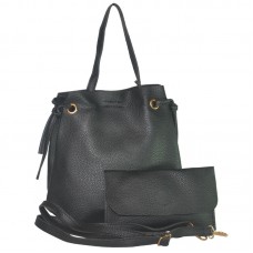 Жіноча сумка мішок 01538487728532black чорна