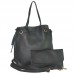 Женская сумка мешок 01538487728532black черная
