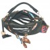 Женская сумка мешочек с лентой 01544984920087black черная