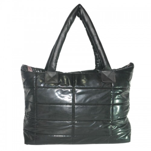 Стеганая сумка лаковая 011297106670black черная