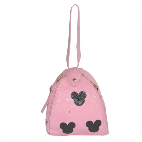 Женская сумка мешочек 01534623391778pink розовая