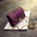 Женский клатч с заклепками 01546551077947purple фиолетовый