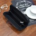 Жіночий гаманець з аплікацією Пташка 01545954107513black чорний