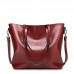 Жіноча сумка з пряжкою на ручці 01541578609997red червона