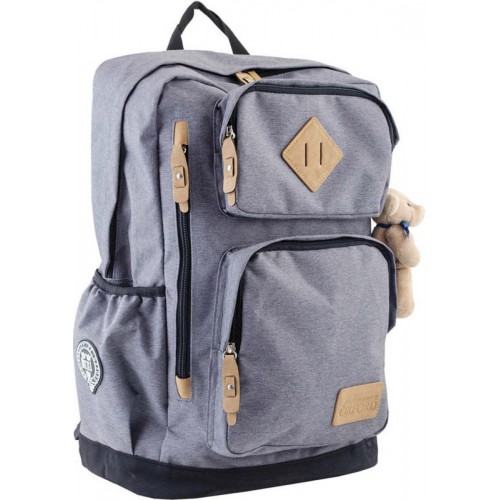 Підлітковий рюкзак OX 190 сірий 554006