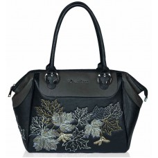 Жіноча сумка Alba Soboni А 141460 чорно - сіра