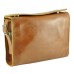 Шкіряний клатч W-05 рудий
