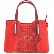 Шкіряна жіноча сумка Bottega Carele BC1032-red Червона