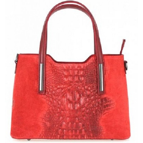 Шкіряна жіноча сумка Bottega Carele BC1032-red Червона