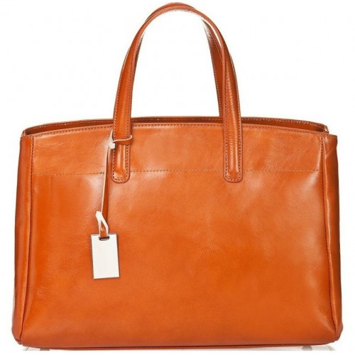 Кожаная женская сумка Bottega Carele BC115-ginger