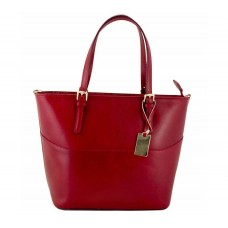 Кожаная женская сумка Bottega Carele BC118-red красная