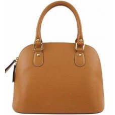 Кожаная женская сумка Bottega Carele BC119 рыжая