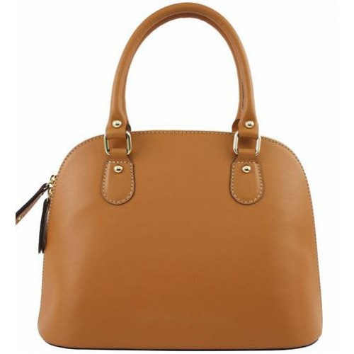 Кожаная женская сумка Bottega Carele BC119 рыжая