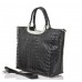 Кожаная женская сумка Bottega Carele BC123-black черная