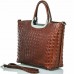 Шкіряна жіноча сумка BC123-brown коричнева