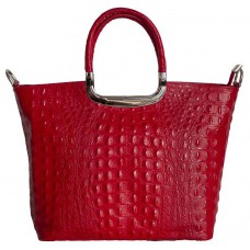Кожаная женская сумка Bottega Carele BC123-red красная