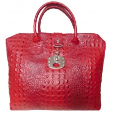 Шкіряна жіноча сумка Bottega Carele BC127-red Червона