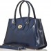 Кожаная женская сумка Bottega Carele BC129-darkblue