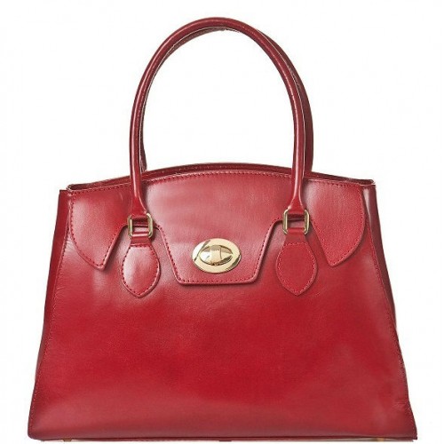 Кожаная женская сумка Bottega Carele BC129-red