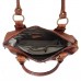 Шкіряна жіноча сумка Bottega Carele BC133-brown коричнева