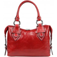 Кожаная женская сумка Bottega Carele BC133-red красная
