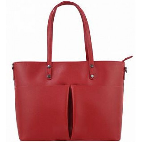 Кожаная женская сумка Bottega Carele BC135-red