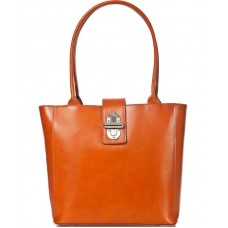 Шкіряна жіноча сумка BC204-ginger руда