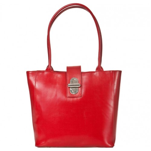 Кожаная женская сумка Bottega Carele BC204-red