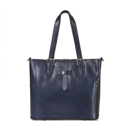 Кожаная женская сумка Bottega Carele BC211-darkblue