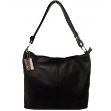 Кожаная женская сумка Bottega Carele BC214-black черная
