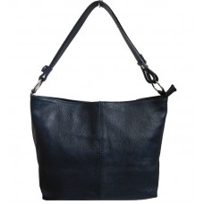 Шкіряна жіноча сумка BC214-darkblue темно-синя