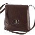 Шкіряна сумка унісекс BC219-darkbrown темно-коричнева