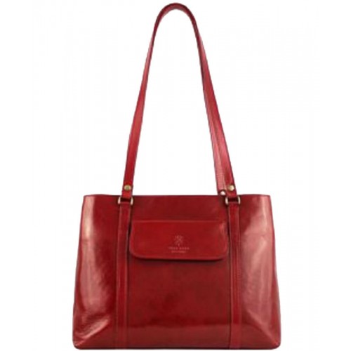 Шкіряна жіноча сумка BC224 червона