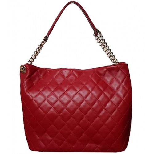 Кожаная женская сумка Bottega Carele BC225-red красная