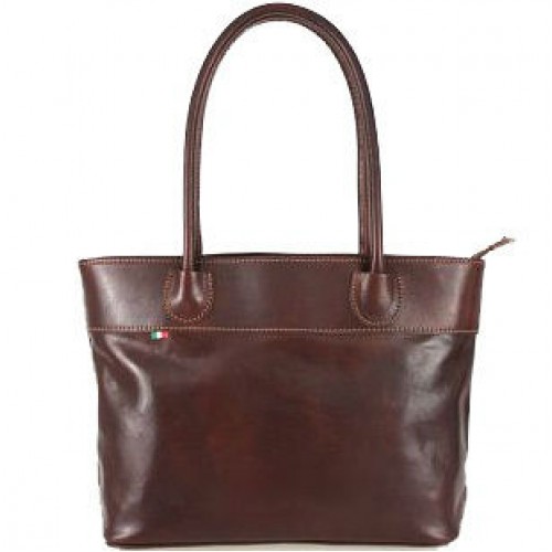 Шкіряна жіноча сумка BC228 коричнева