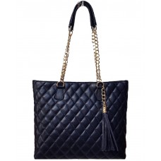 Кожаная женская сумка Bottega Carele BC230-dark-blue темно-синий