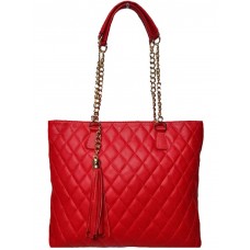 Кожаная женская сумка Bottega Carele BC230-red красная