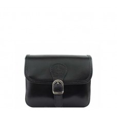 Кожаная женская сумочка Bottega Carele BC302-black черная