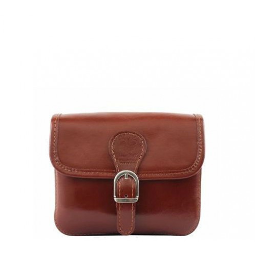 Кожаная женская сумочка Bottega Carele BC302-brown коричневая