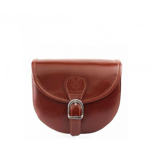 Кожаная женская сумочка Bottega Carele BC303-brown коричневая